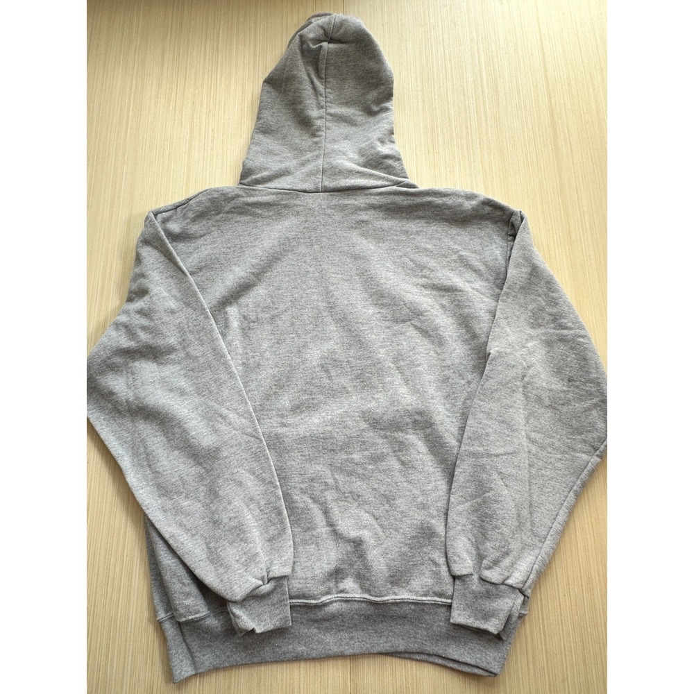 Nublend Pittsburgh Steelers Here We Go Hoodie Mens Large Gray Kangaroo Pockets - Picture 2 of 5